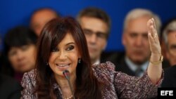 La presidenta de Argentina, Cristina Fernández. Foto de archivo