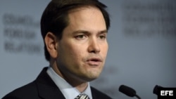 El aspirante presidencial republicano Marco Rubio.