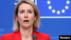 La vicepresidenta de la Comisión Europea y Alta Representante para Asuntos Exteriores y Política de Seguridad, Kaja Kallas