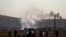 Ataque aéreo de las tropas aliadas contra posiciones del Estado Islámico (EI) en el este de Kobani (octubre 7).