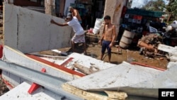 Graves daños tras el paso del huracán Irma por Cuba.