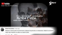 Info Martí | Patria y Vida casi 2 M en YouTube | UE impone nuevas sanciones a régimen venezolano