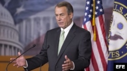 El presidente de la Cámara de Representantes, John Boehner.