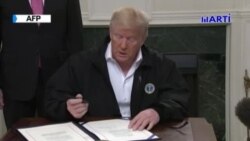 Trump firma medida para combatir el coronavirus