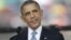 El presidente de Estados Unidos, Barack Obama, durante su discurso en homenaje a Nelson Mandela.