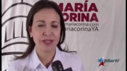 María Corina Machado reacciona a inhabilitación a cargos publicos