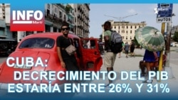 Cuba: Proyección anual de decrecimiento del PIB estaría entre 26% y 31%