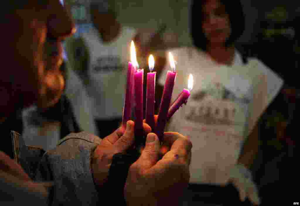 Velas para Sa Lázaro en El Rincón.