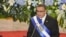 El presidente de El Salvador, Mauricio Funes, en la sesión plenaria de la Asamblea Legislativa en San Salvador (El Salvador). 