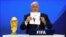 Joseph Blatter, presidente de la FIFA, durante el anuncio de Qatar como sede del Mundial de la FIFA 2022. Archivo.