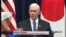 Pence llega a Japón para lanzar fuerte advertencia a Corea del Norte