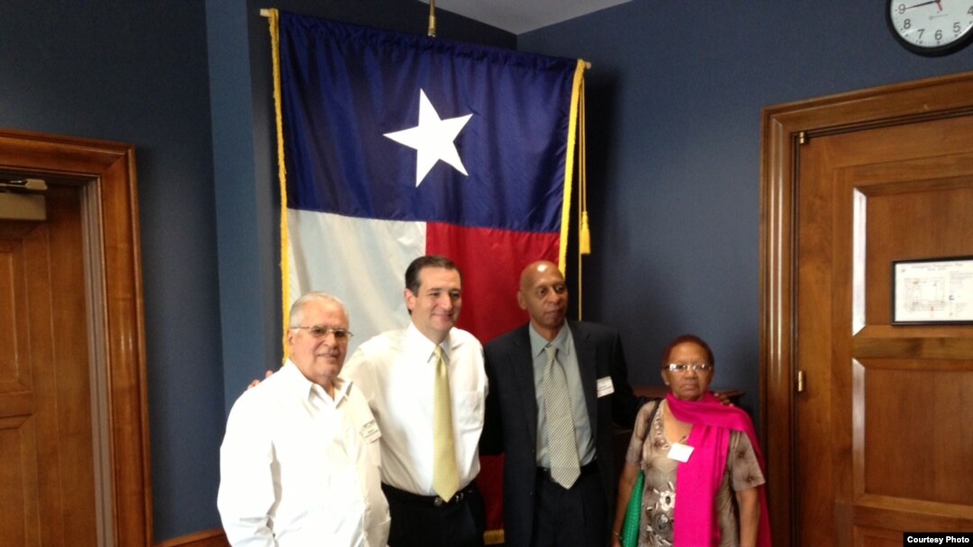 Guillermo Fariñas y Elizardo Sánchez en Washington D.C.