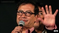 El restituido alcalde de Bogotá, Gustavo Petro.
