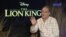 El Rey León nominada al Oscar en la categoría de mejores efectos visuales