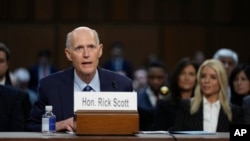 El senador republicano por la Florida, Rick Scott el 15 de enero de 2015. (AP/Ben Curtis).