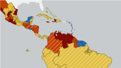 Venezuela en zona roja