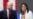 El presidente Donald Trump y la mandataria interina de Venezuela, Delcy Rodríguez. 