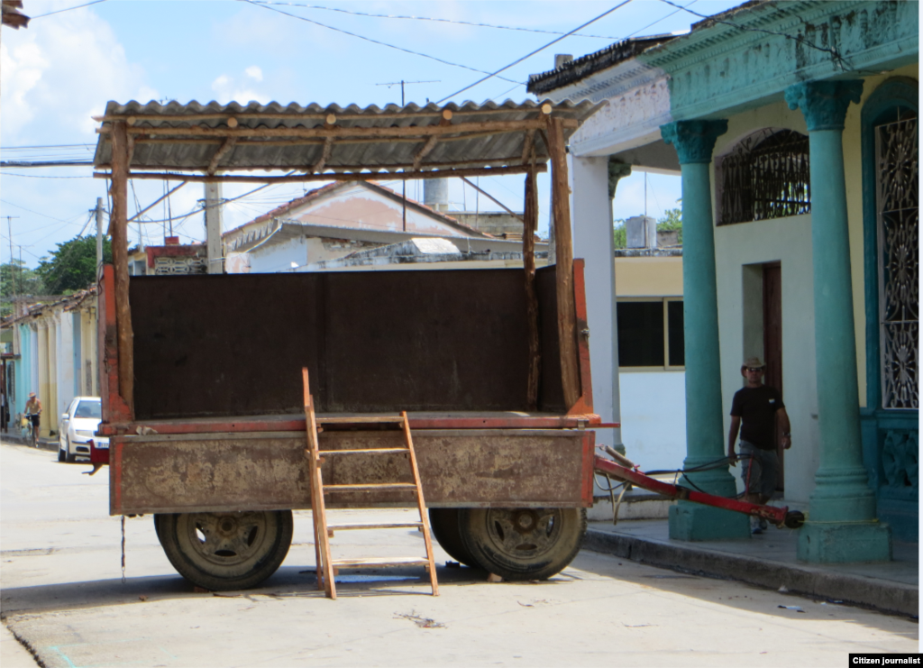 Reporta Cuba Tarima usada para presentación de artistas en Morón Foto Nilo Alejandro