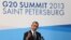 El presidente de Estados Unidos, Barack Obama, comparece durante una rueda de prensa ofrecida durante la cumbre anual del G20 celebrada en la ciudad rusa de San Petersburgo (Rusia), hoy, viernes 6 de septiembre de 2013