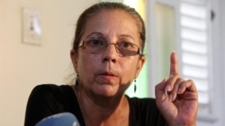 Ofelia Acevedo, viuda de Oswaldo Payá, visita España