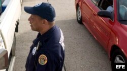 Fotografía de archivo de un agente de la Policía de Nueva Orleans. 