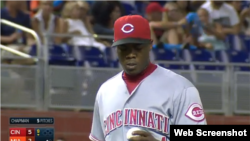 El lanzador zurdo Aroldis Chapman.