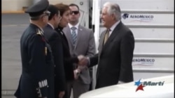 Tillerson comienza en México su gira por Latinoamérica
