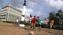 Crece la euforia por el mundial de fútbol en Cuba