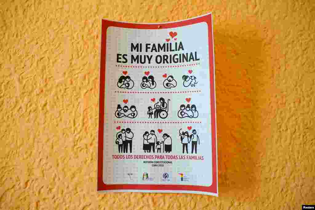Un cartel a favor del matrimonio gay.