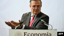 El secretario de Economía de México, Marcelo Ebrard, el 1 de julio de 2026.