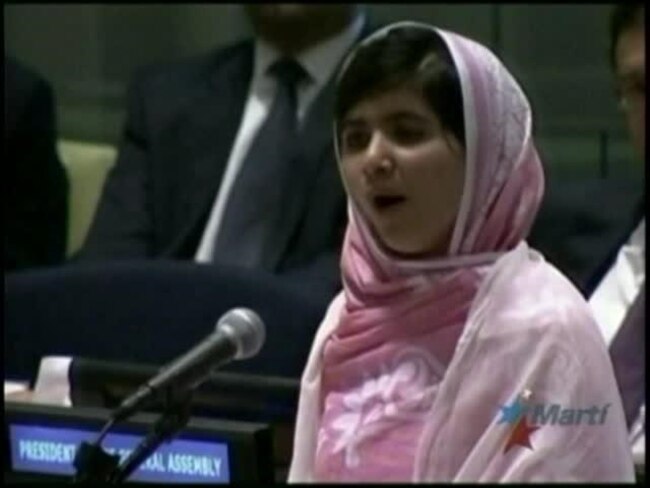 Malala Yousfzai gana el prestigioso Premio Sájarov 2013