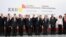 Foto de familia de los ministros de Exteriores que han asistido a la reunión de ministros de Relaciones Exteriores en la XXII Cumbre de Jefes de Estado y de Gobierno de Cádiz.