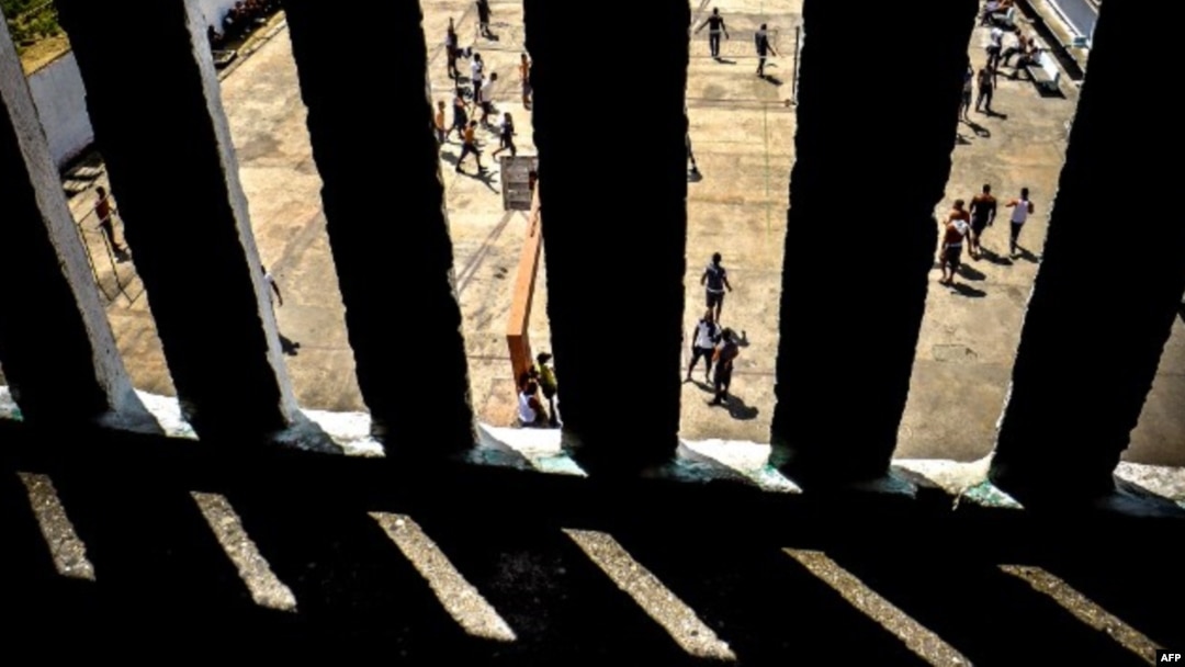 Vista de una prisión de máxima seguridad en Cuba. 