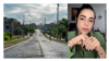 Una vista de la localidad de San Miguel de los Baños, en Matanzas, junto a Amanda Fernández, quien difundió el llamado de auxilio en redes sociales.