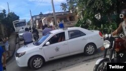 Operativo policial en la sede de UNPACU en Santiago de Cuba en el que fue arrestado José Daniel Ferrer junto a otros activistas de la organización. (Archivo)