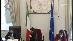Diputada Laura Boldrini, presidenta de la Comisión de Derechos Humanos del Parlamento de Italia.