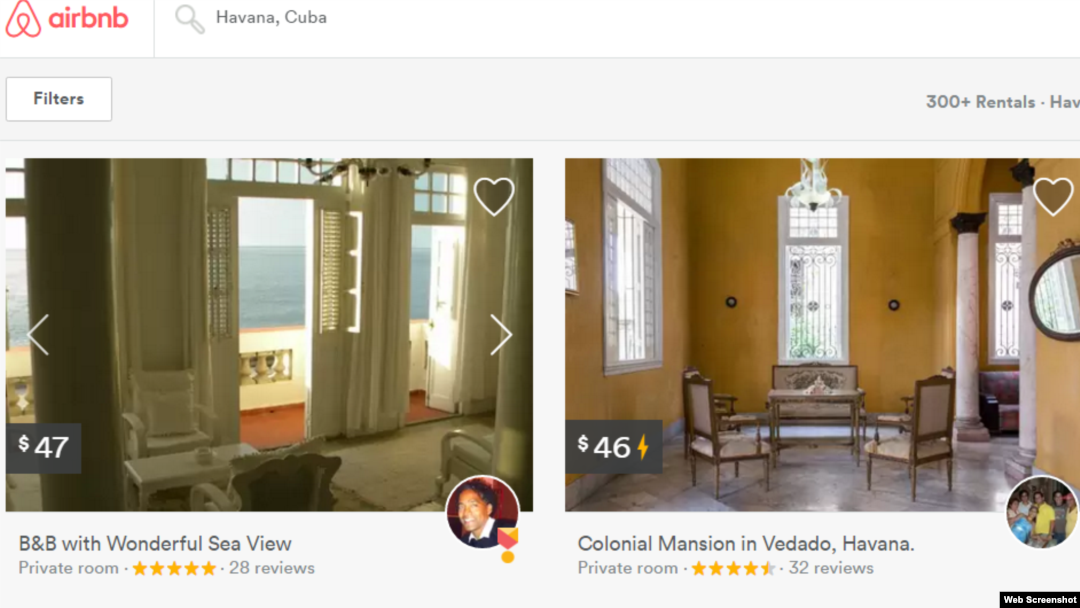 Casa de Airbnb en Cuba.