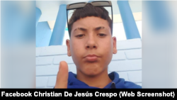 Christian de Jesús Crespo Álvarez, de 16 años, permanece detenido desde el 18 de marzo