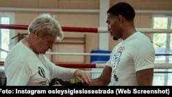 Boxeador cubano Osleys Iglesias 
