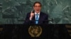 El ministro de Asuntos Exteriores de Cuba, Bruno Rodríguez Parrilla, interviene en la 77.ª Sesión de la Asamblea General de las Naciones Unidas en la sede de la ONU en la ciudad de Nueva York, EE. UU., el 21 de septiembre de 2022. REUTERS/Mike Segar