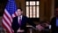 El secretario de Estado, Marco Rubio, habla con la prensa en la Embajada de EE. UU. en Roma, Italia, el 8 de mayo de 2026. STEFANO RELLANDINI/Pool vía REUTERS