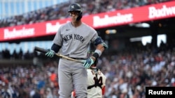 Aaron Judge se ponchó cuatro veces en cinco turnos.