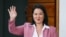 La candidata presidencial peruana del partido Fuerza Popular, Keiko Fujimori 
