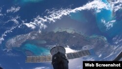Cuba desde el espacio.