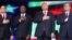 candidatos republicanos (i-d) Marco Rubio, Ben Carson, Donald Trump, Ted Cruz. 