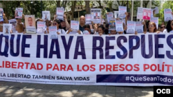 Familiares de presos políticos en Venezuela marchan hasta el Ministerio Públicos en la denomina "Ruta de las respuestas pendientes" 