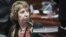  La jefa de la diplomacia de la UE, Catherine Ashton, asiste al Consejo de Ministros de Exteriores de la Unión Europea (UE) en Bruselas (Bélgica).