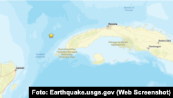 Sismo sacude el occidente cubano
