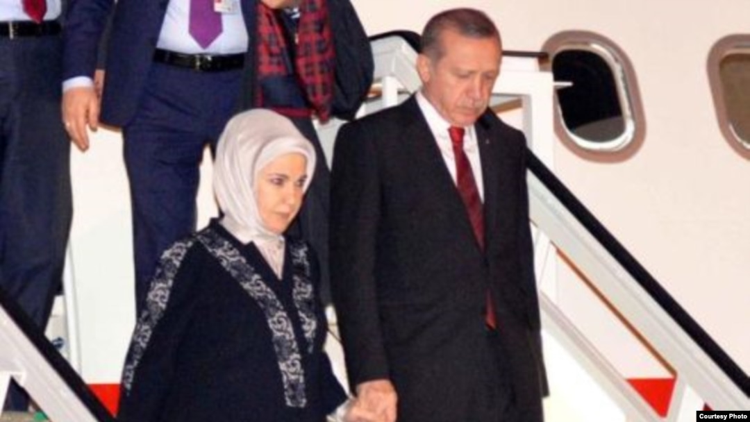Llegada de Erdogan a La Habana.