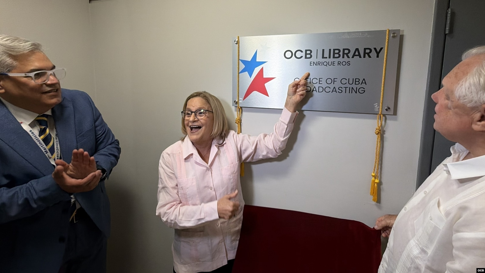 “Ustedes han sido un faro toda la vida”: OCB honra tres legados del exilio cubano